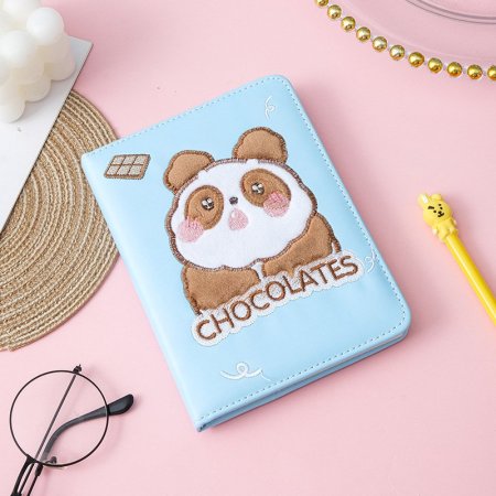 دفتر غلاف جلد مطرز 15*21 سم